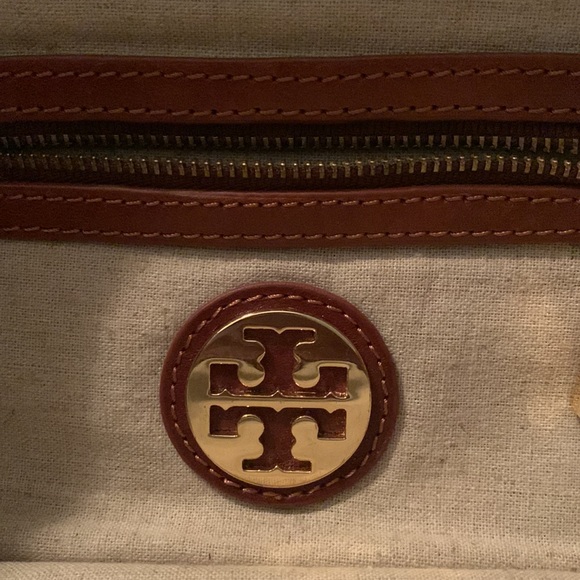 Tory Burch Gold and Brown Clutch - Picture 5 of 5